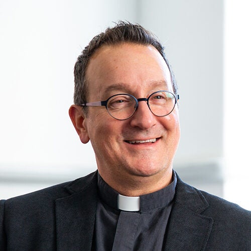 A headshot of Father Mark Bosco.